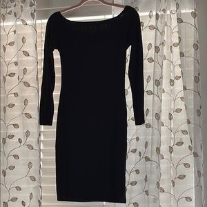 Elegant Black Off the shoulder dress